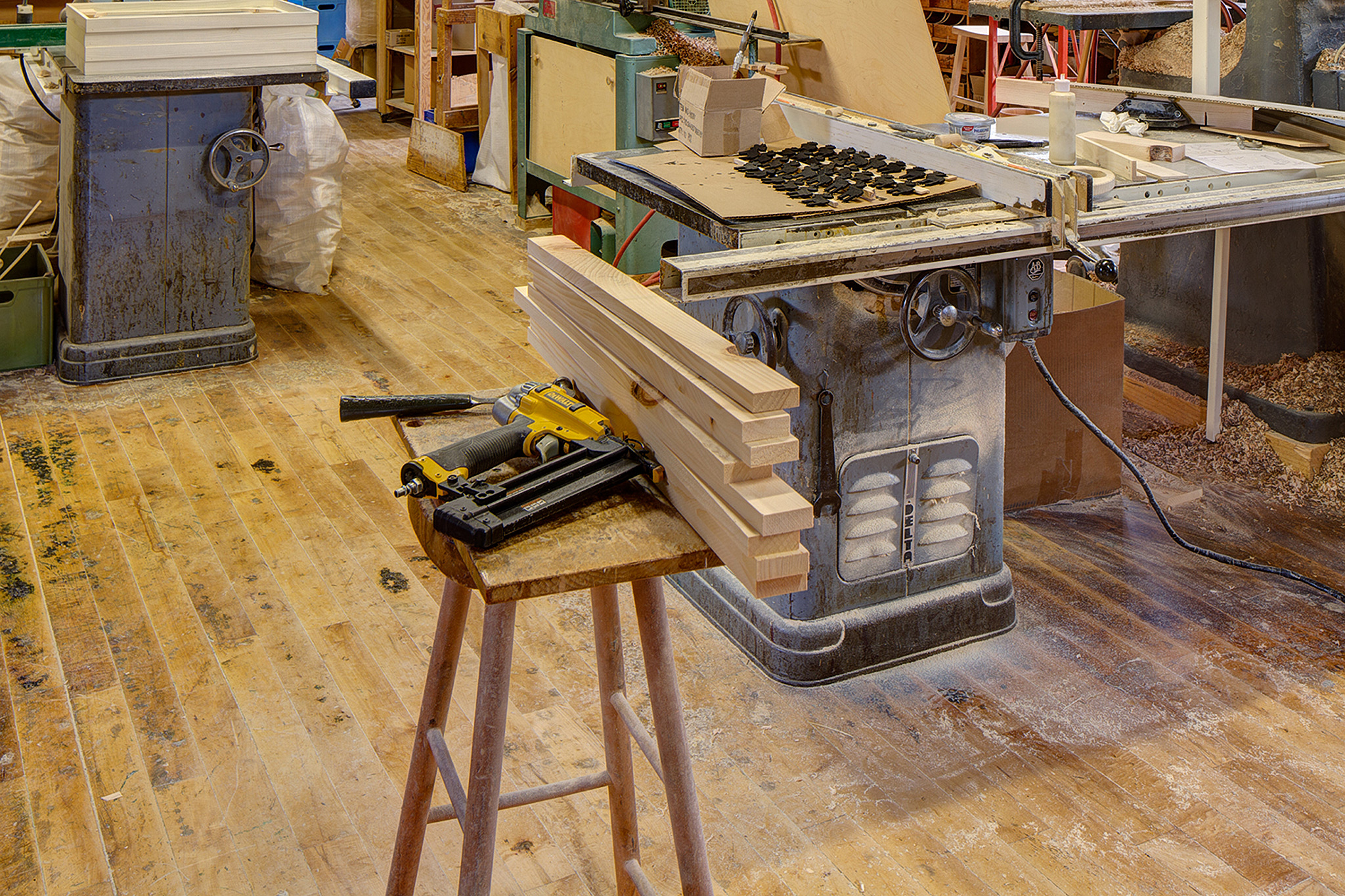 Wood shop in Vermont